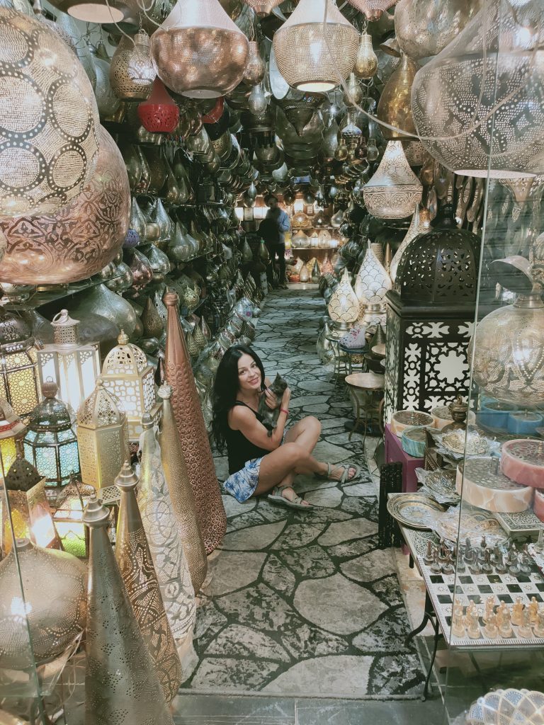 In the famous Khan el Khalili neighbourhood